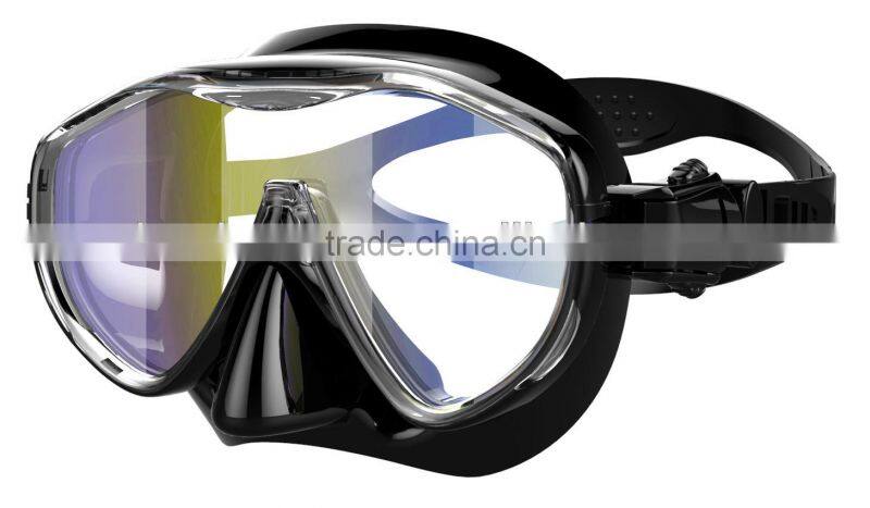 High quality diving gear, silicone full face diving mask (MM-105)