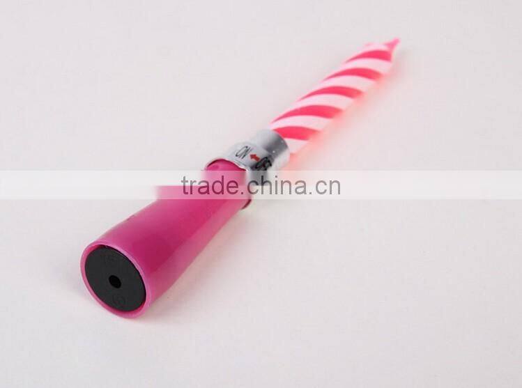Music Colour Screw Thread Birthday Candle Wholesale