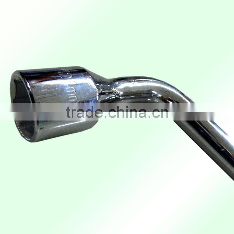 D5074 carbon steel L type mirror surface socket wrench/spanner