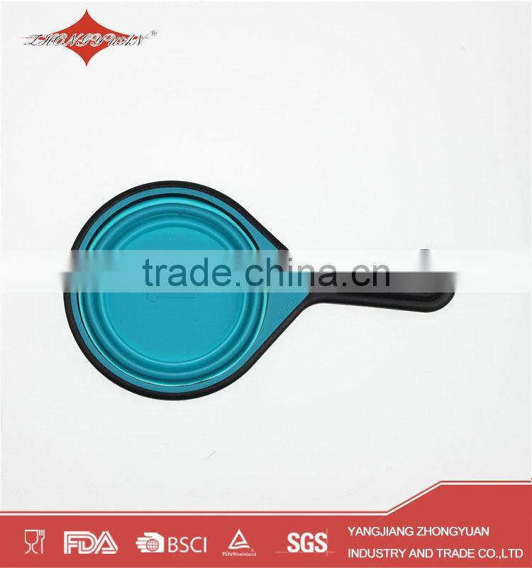 Multicolor new design 4pcs of silicone measuring tools measuring spoons