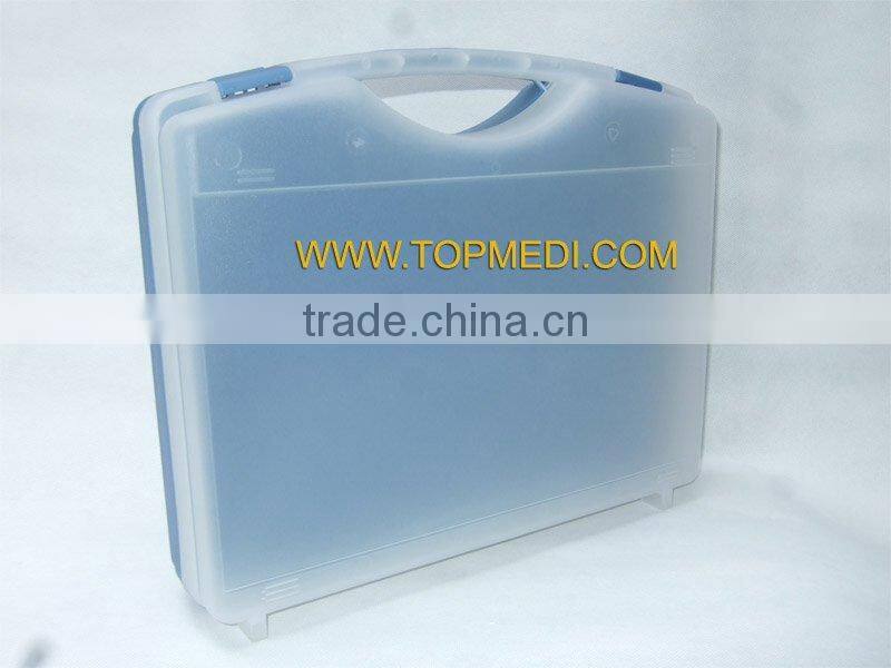 With handle plastic storage box cases
