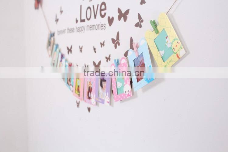 10pcs/set 3Inches Fancy Wall Hanging Baby Photo Picture Frame