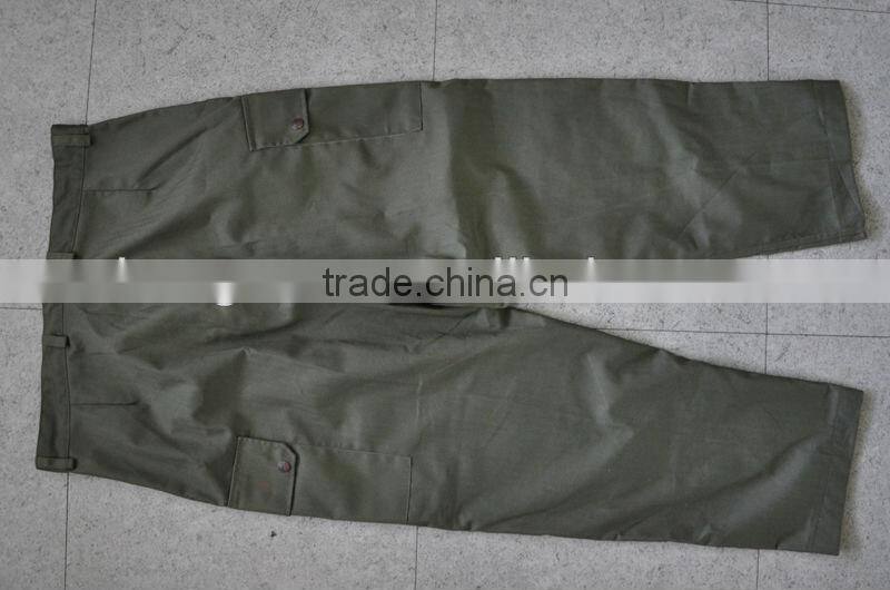 Oliver green heavy duty cotton soldier's trainning TDU suit sets