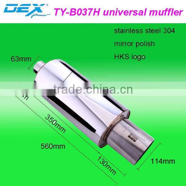 racing spare part exhaust system universal muffler performance