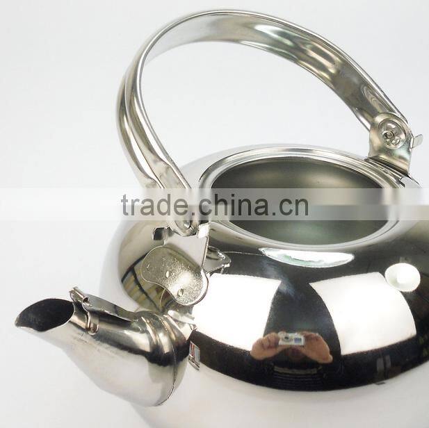 1.2L stainless steel non-electric whistling tea kettle