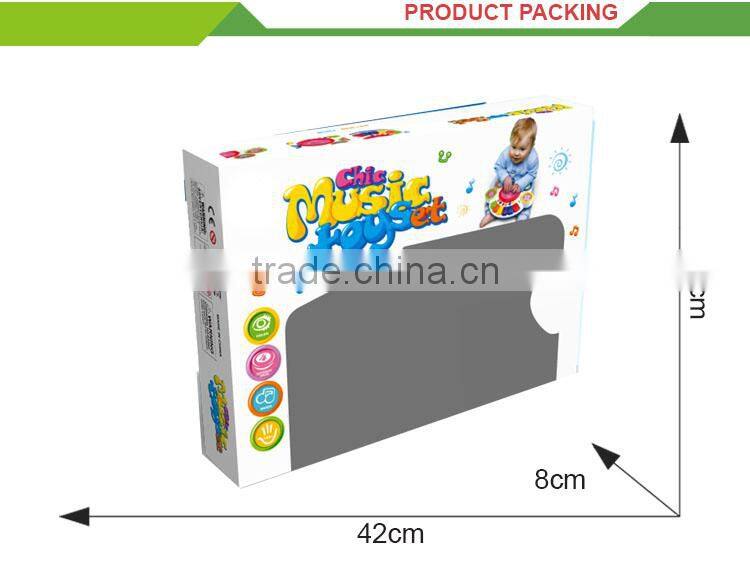 Best selling electronic plastic children hand drum musical instrument