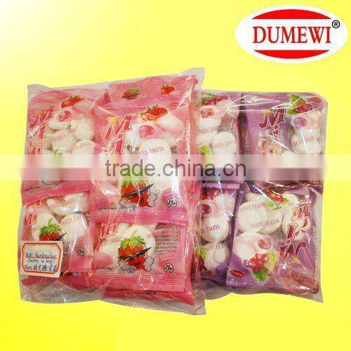 Fruit Jam Filled Mini Natural Marshmallow