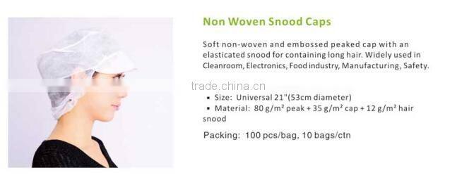 Non woven Peaked Working Caps