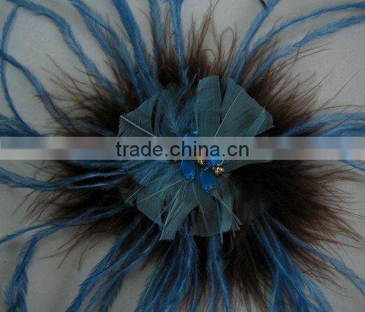 ostrich feather flowers