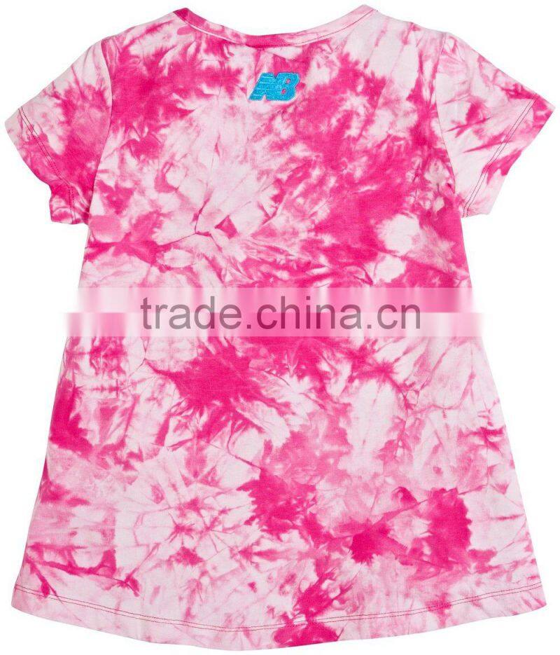 wholesale polyester printing sublimation t shirt for kids short sleeve