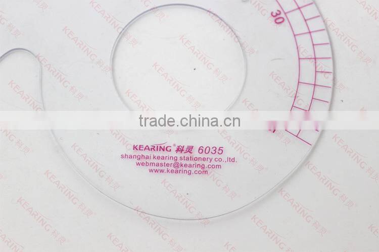 Kearing brand french curve rulers, neckline curve ruler # 6035