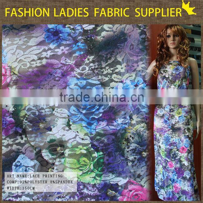 hot sales summer dot print fabric wholesale poly spadenx print fabric of shaoxing textile