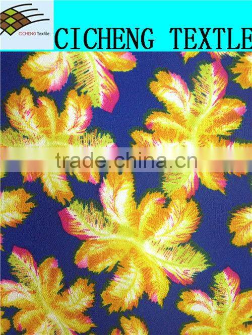 shaoxing cicheng textile polyester/ wool dobby weave wool mixed fabric for coordinates