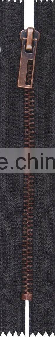 5# Antique Brass Zipper C/E auto-lock slider