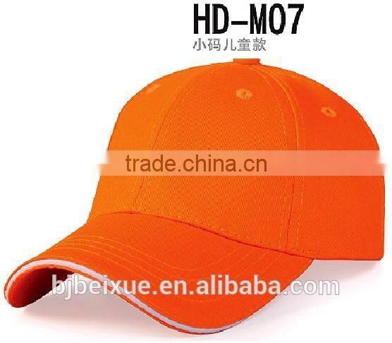 custom infant children kids 3d embroidery plain dyed golf plain baby baseball cap