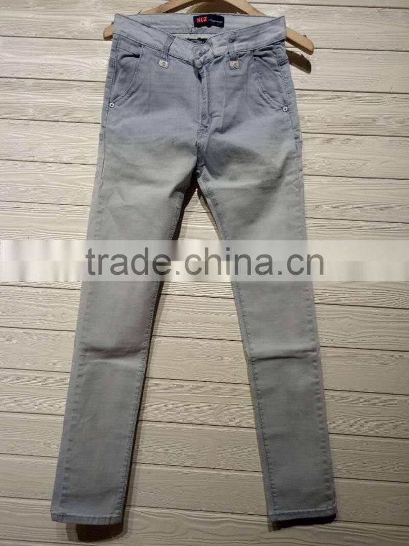 GZY latest new style fashion price of denim jeans men pants