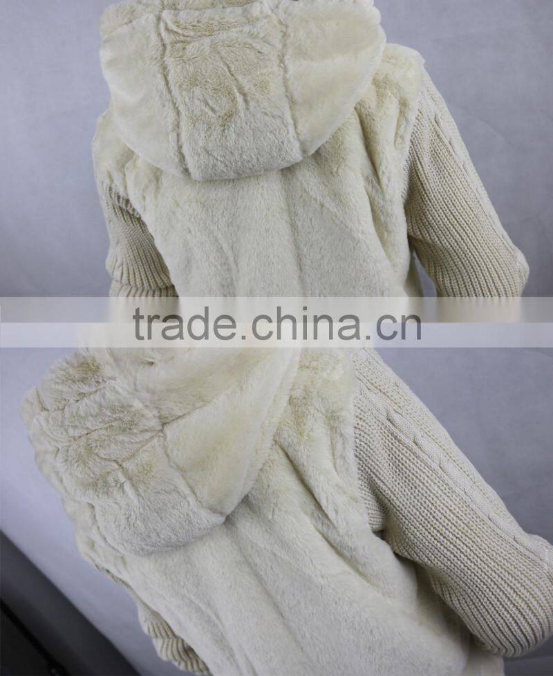 Boutique Clothing Children's Winter Coat Pink Girls Coats With Hat