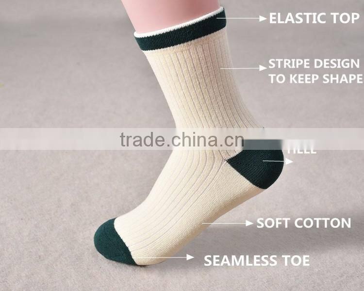 Stripe cotton socks cheap price custom women socks