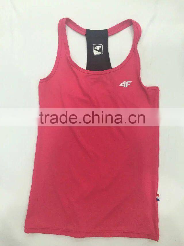 Ladies sexy hot selling sports vest running top