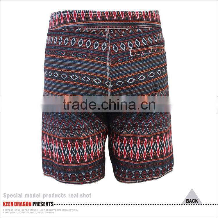 GEOMETRIC SHAPES SUBLIMATION PRINTED MENS SHORTS CUSTOM DESIGN