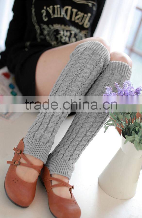 Fashion Knit Crochet Winter Leg Warmer Female Stockings SV000207