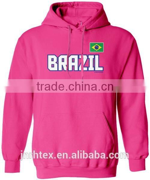 100% cottoon silk screen sport sweatshirt production