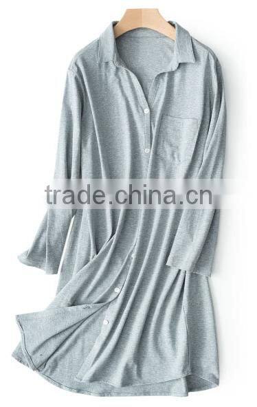 Factory direct supply custom cheap comfortable ladies hot knit night skirt and sleep dress