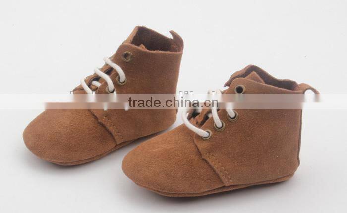 Genuine leather lovely cute fashion skidproof baby boots