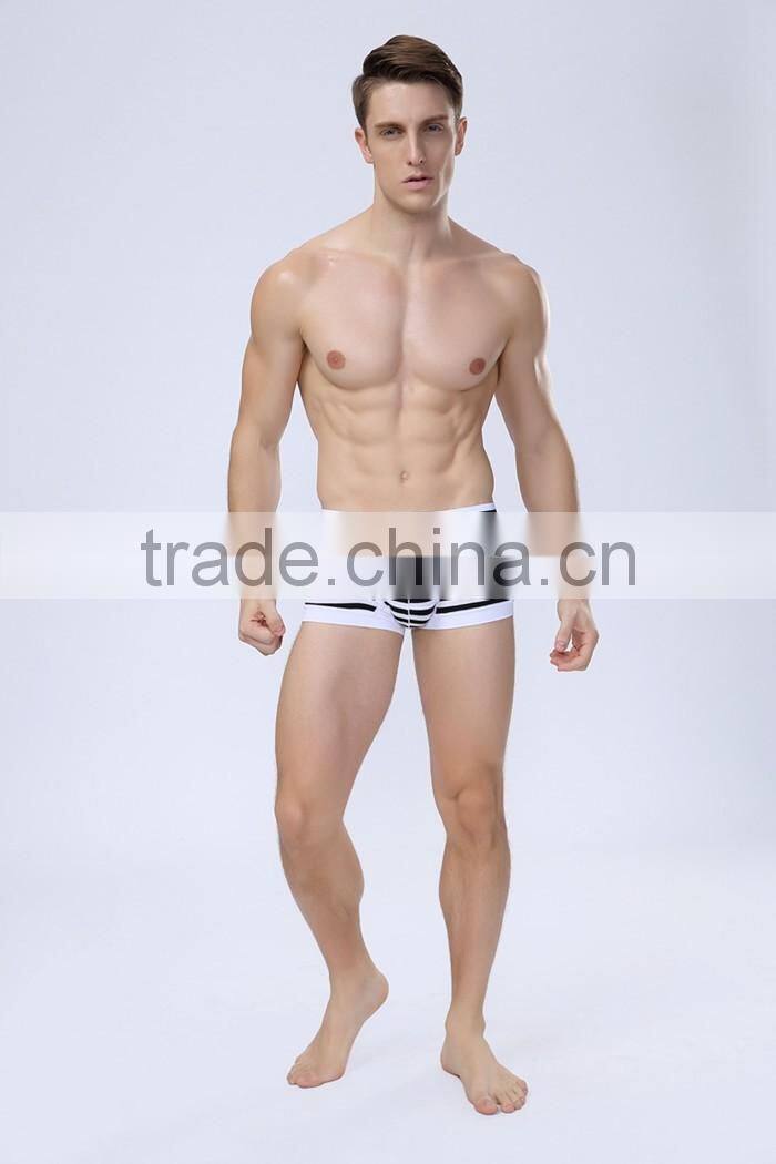 Hot Sale Fashion Style Men White Underwear Cotton And Spandex Shorts For Men New Arrival Quality Comfortable Men Boxers