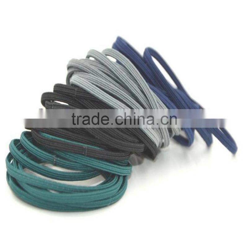 Wholesale Elastic Nylon Flat Hair Ring ,Hairbans