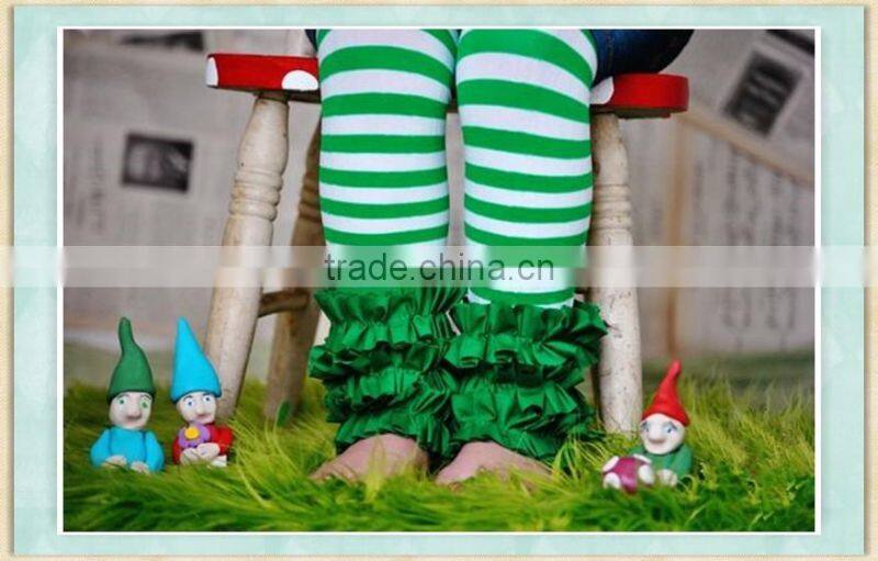 christmas green and white stripe icing ruffle boutique pants sew sassy icing legging triple ruffle icing pants girls