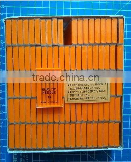 janome brand domestic sewing needle blue tip needle blue stitch needle size 11 number 990311000