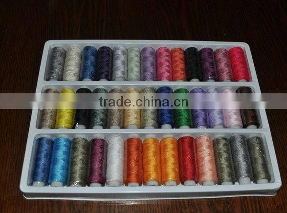 100% core spun polyester sewing thread