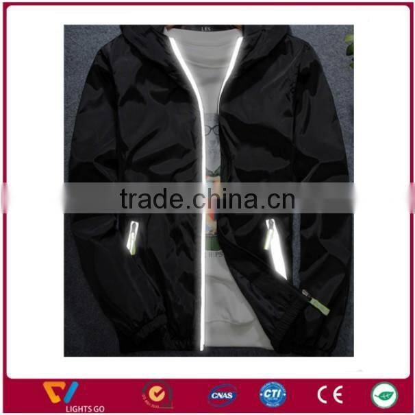 Custom High light reflective heat transfer PET film press tape for making Reflective Zipper for clothes