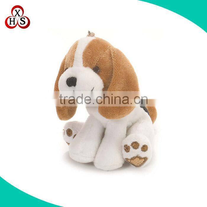 Wholesale soft stuffed keychain dog plush dog keychain