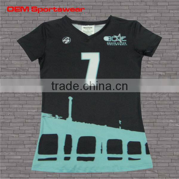 Sublimation latest t shirts v neck designs for men