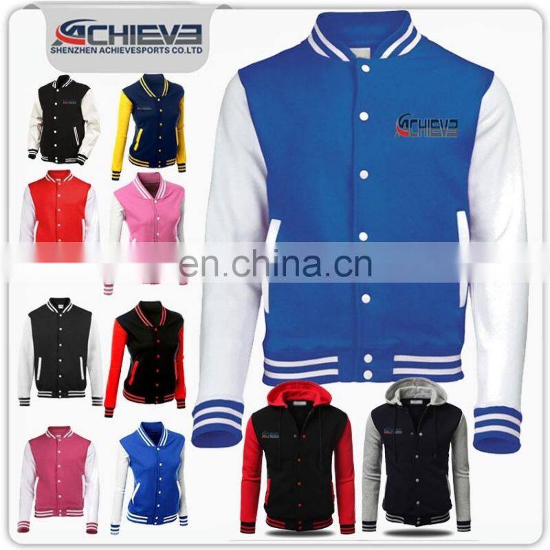 2017 stylish varsity jacket baseball jacket men clothing new models