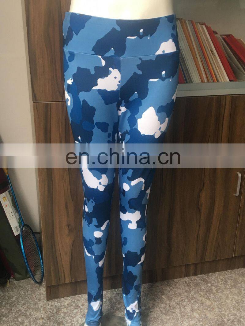 Yoga apparel custom printed supplex women sexy sports wear fitness yoga pants leggings for women