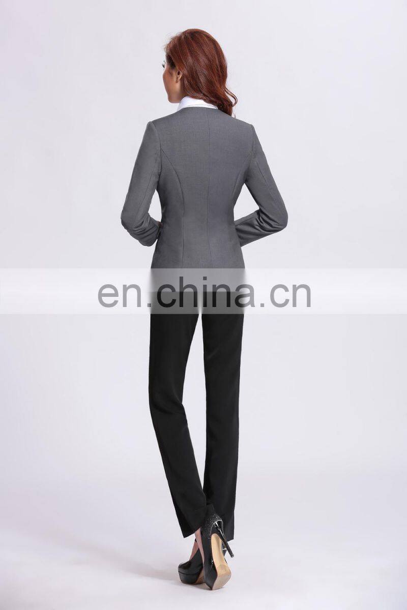 OEM female business tailored pant suits