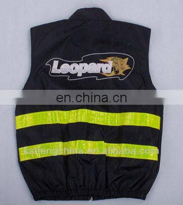 Hi Viz Reflective Jacket, Black cycle Jacket, KF-028