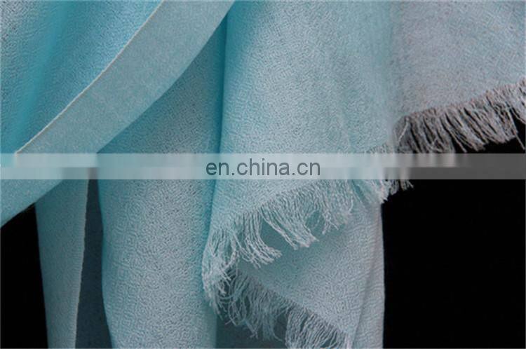 2017 hot sale factory wholesale pure wool fashionable jacquard thin style printed wool scarf shawls fashion lady muslim scarf