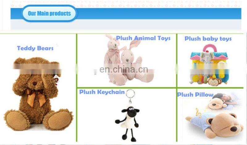 Cute plush monkey toy with magnet mini plush monkey keychain toy