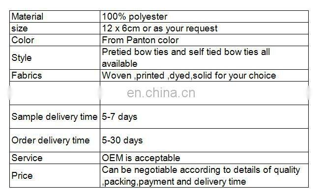 2014 New Mens Pattern Custom Made Digital Printing Silk Bow Ties