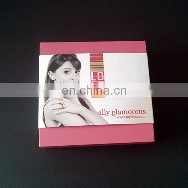 Alibaba hot sale jewelry box, paper box, packing box with custom design
