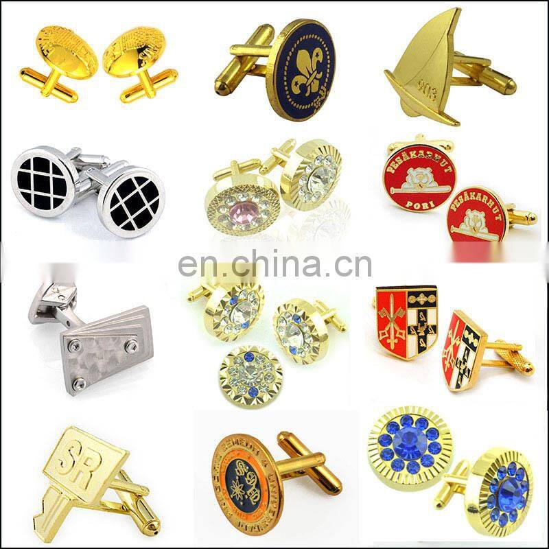 Cufflink Manufacturer Wholesale Custom Blank Brass Cufflink Findings Sets