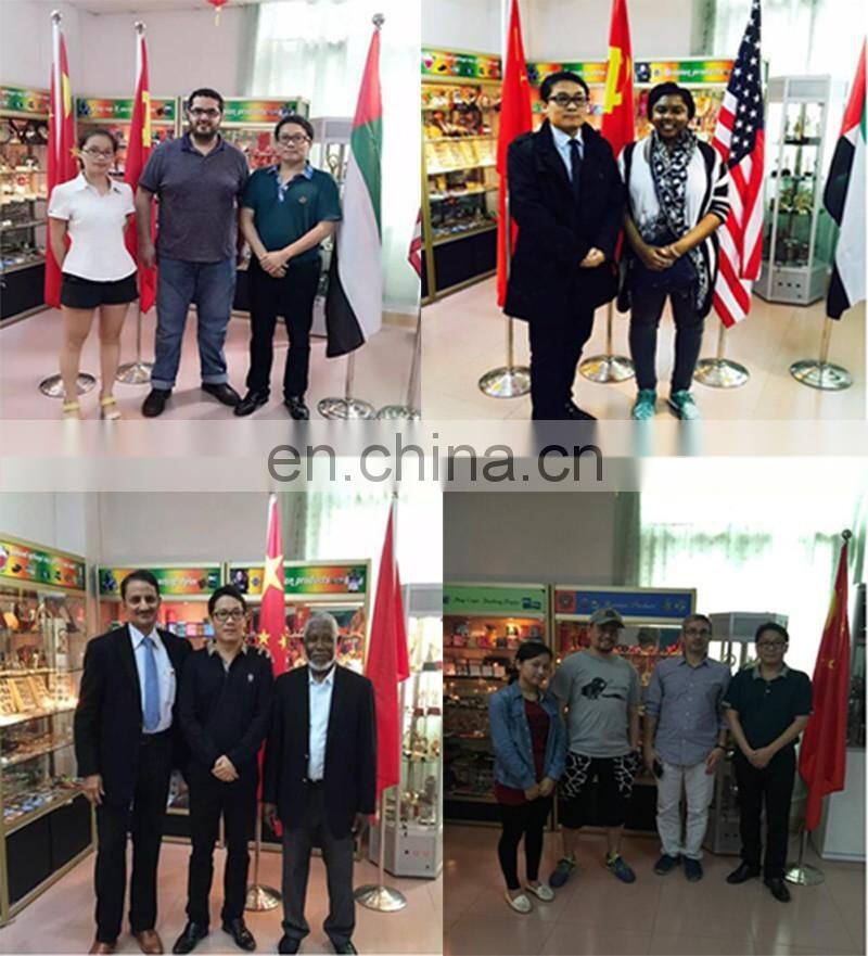 round bookmark head UAE falcon logo engraved paper clip