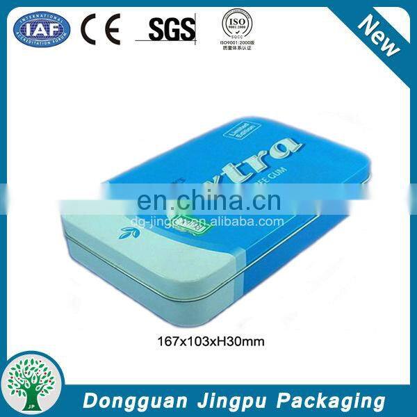 Custom printed tin gift box for pendrive packaging