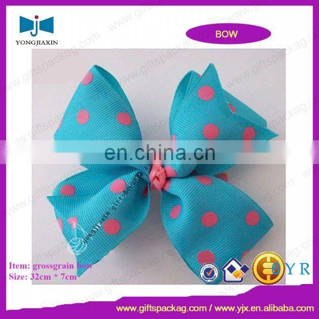 ribbon bow/pom pom bow/elastic cord with bow