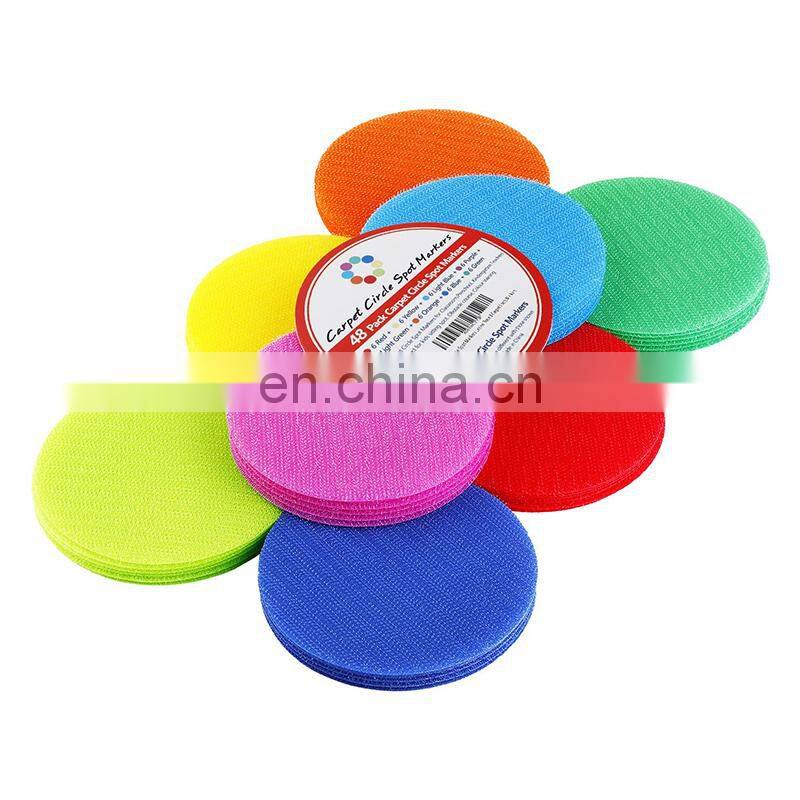8 colors rug markers seating floor adhesive round spots markers
