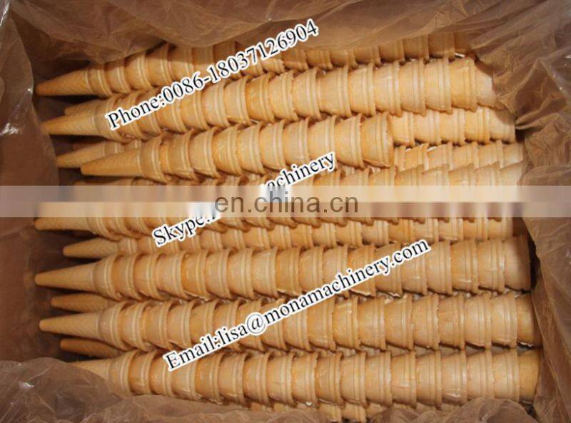 Stainless steel automatic ice cream waffle snow cone machine